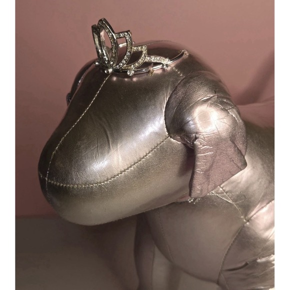 Pink Coconut Boutique Other - Vintage Victoria's Secret PINK Medium Princess Display Dog Metallic Crown